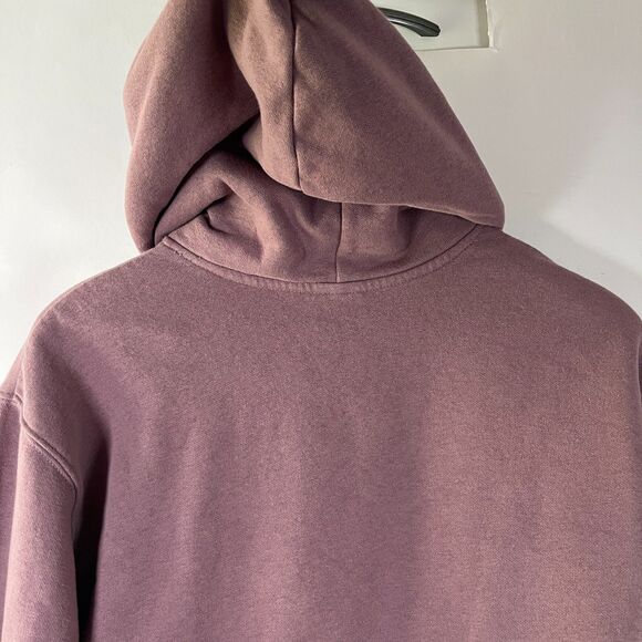 North Face Evolution Hi-Lo Cropped Hoodie Women Size Medium Dusty Rose Gorpcore - Picture 6 of 9